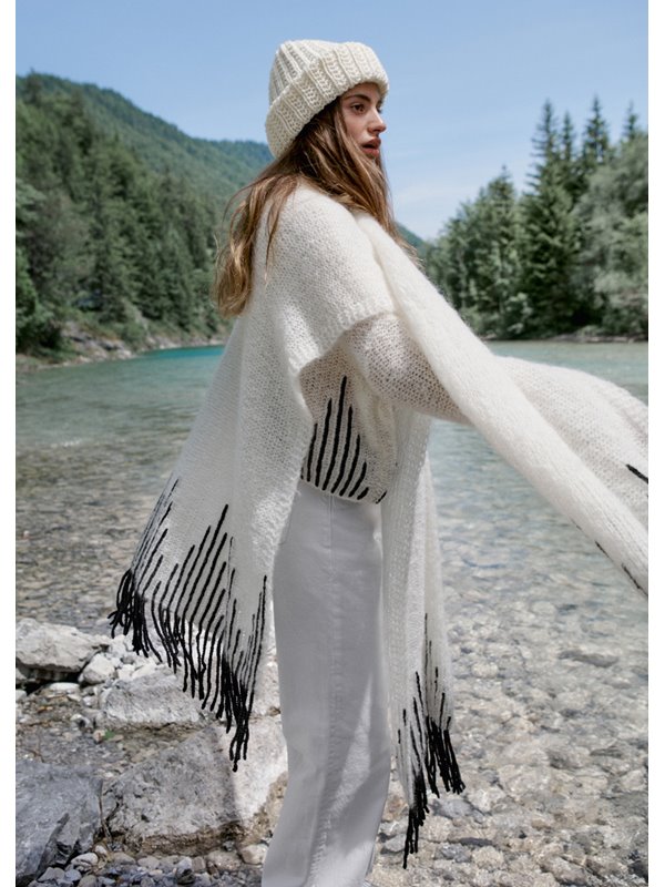 Lana Grossa НАКИДКА Mohair Moda & Cool Merino