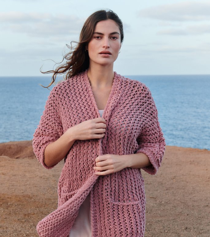 Lana Grossa CARDIGAN The Look - Strikkeoppskrift (SE)