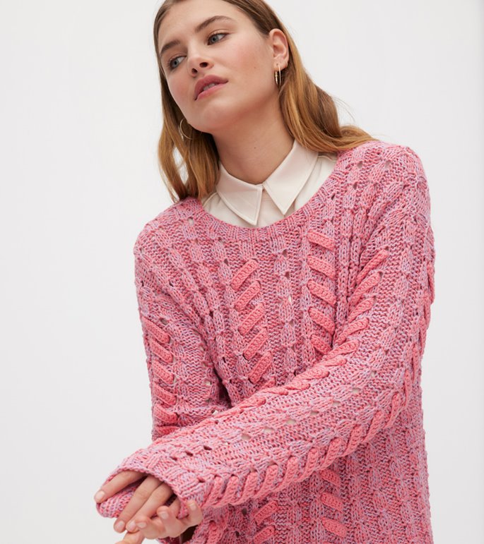 Lana Grossa PULLOVER Dodici & Setapura - Strikkeopskrift (SE)