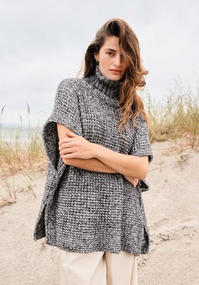 Lana Grossa ЖИЛЕТ, СВЯЗАННЫЙ РЕЛЬЕФНЫМ УЗОРОМ Twinny