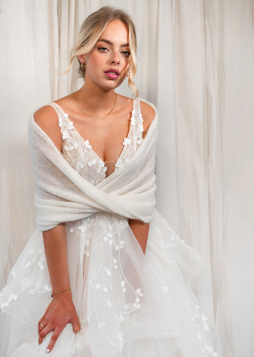 FILATI Studio ШАЛЬ INFINITY Cool Wool Lace & Silkhair