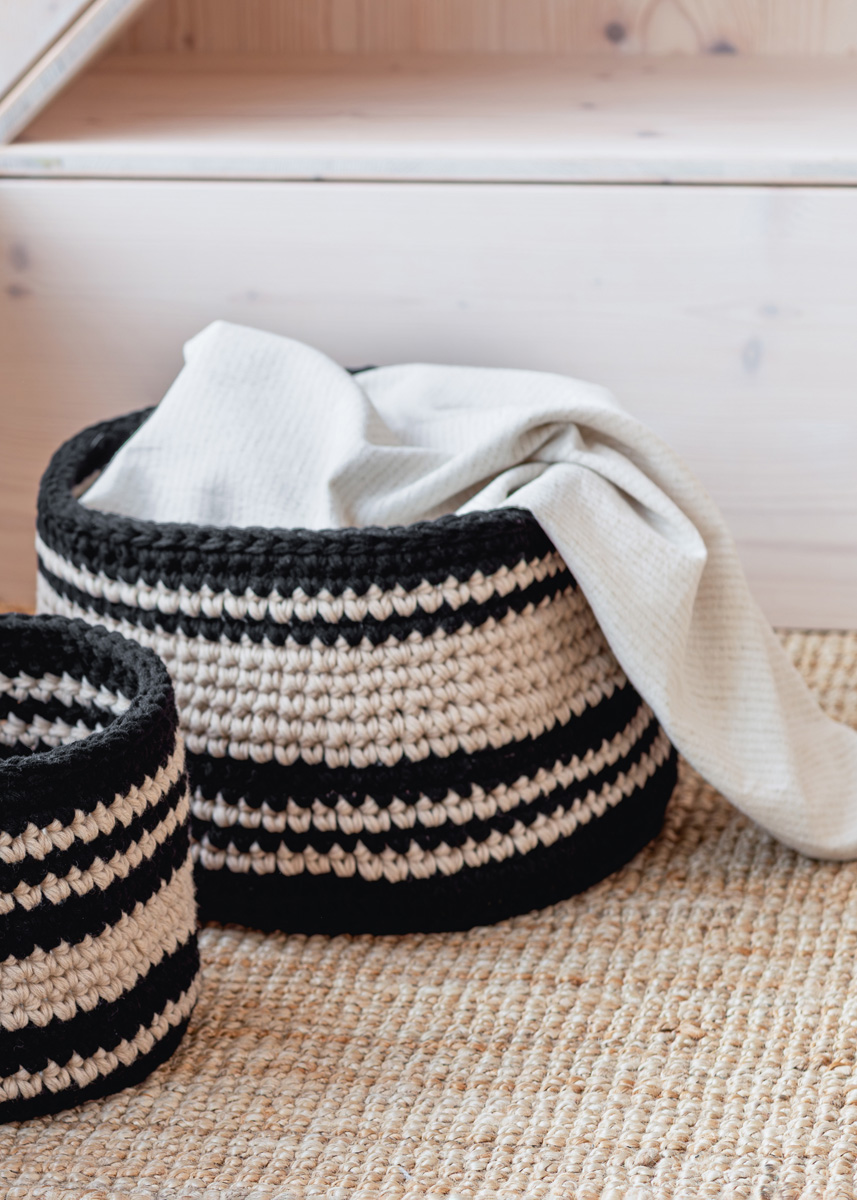 КОРЗИНА КРЮЧКОМ Merino Cardato от FILATI Studio