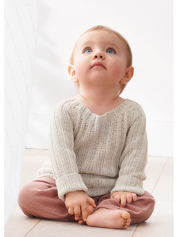 Lana Grossa ПУЛОВЕР Solo Lino