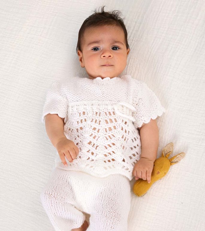 Lana Grossa BUKSER Cool Wool Baby - Strikkeoppskrift (DK)