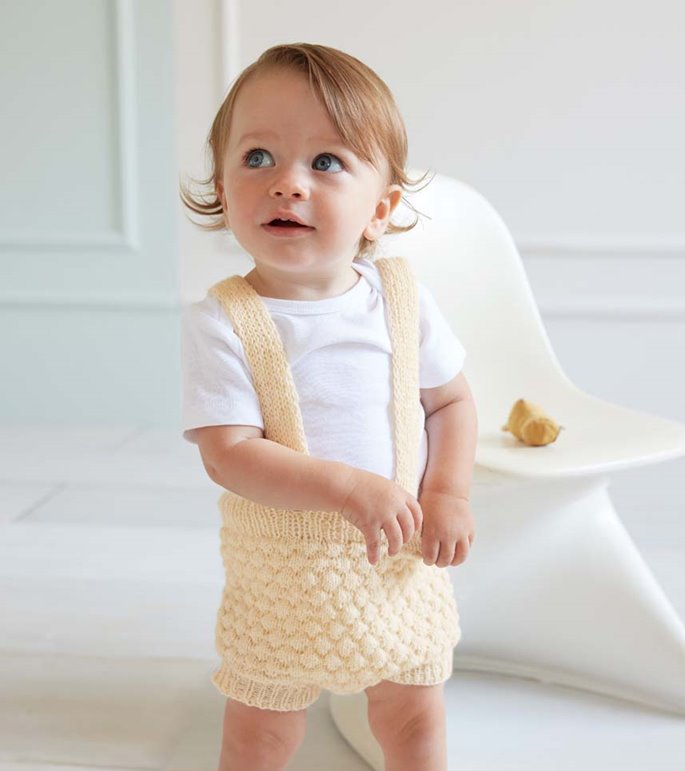 Lana Grossa BUKSER Cool Wool Baby - Strikkeoppskrift (DK)