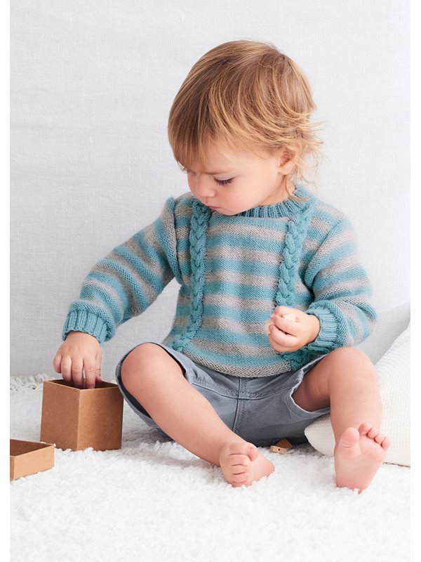 Lana Grossa ПУЛОВЕР Cool Wool Baby