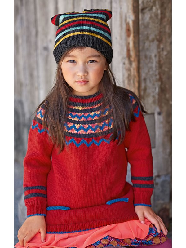 Lana Grossa ПУЛОВЕР Cool Wool/Cool Wool Print