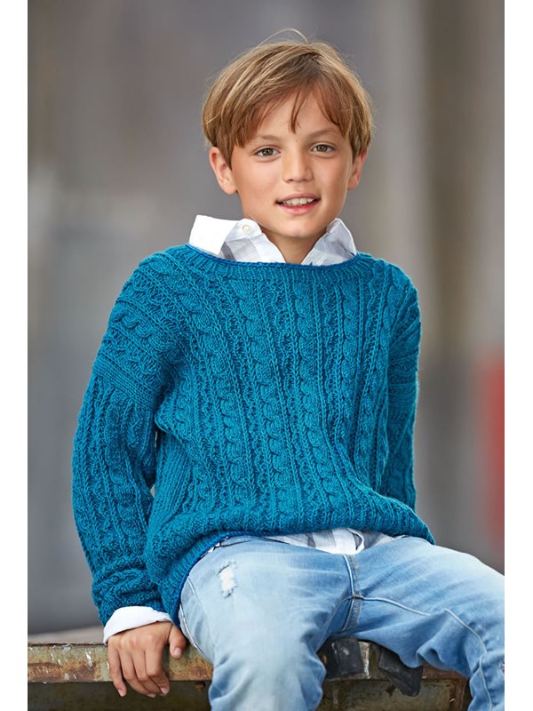 Lana Grossa ПУЛОВЕР Cool Wool Big Melange