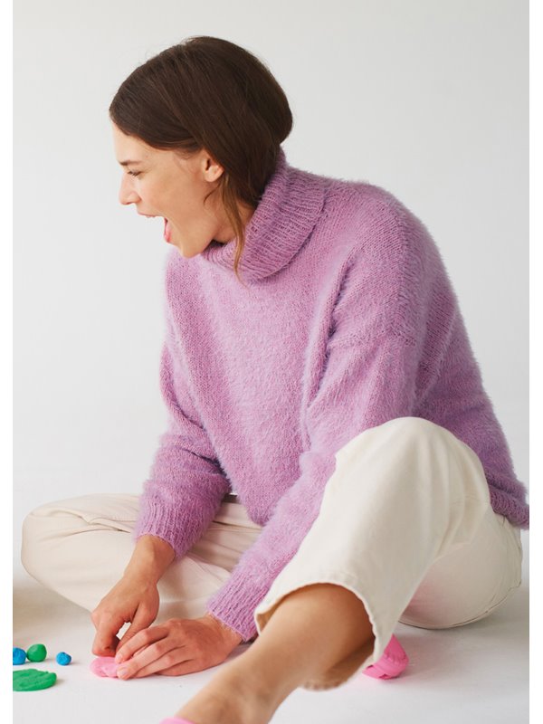 Lana Grossa ПУЛОВЕР Per Fortuna & Cool Wool Lace