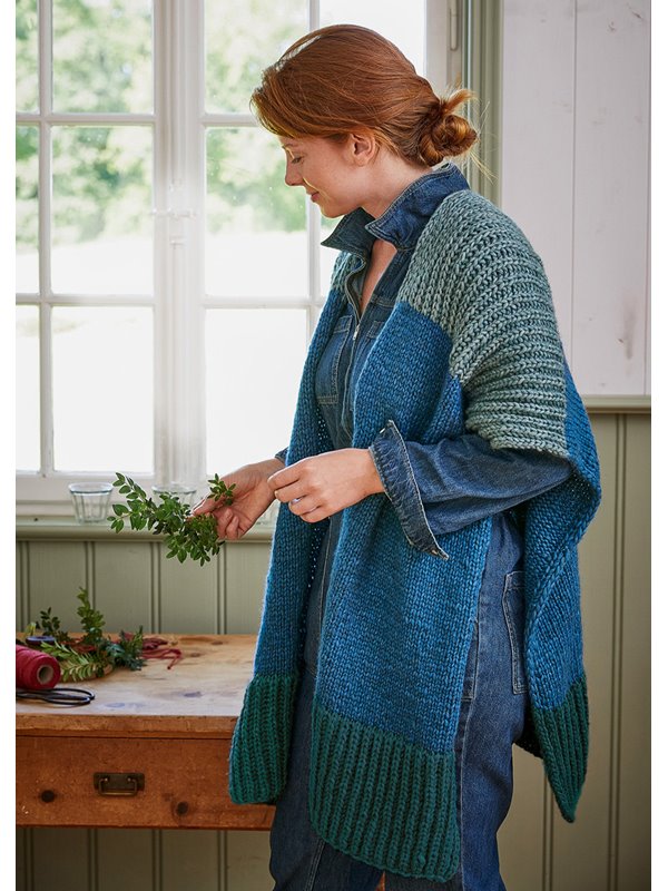 Lana Grossa ПОНЧО Landlust Winterwolle