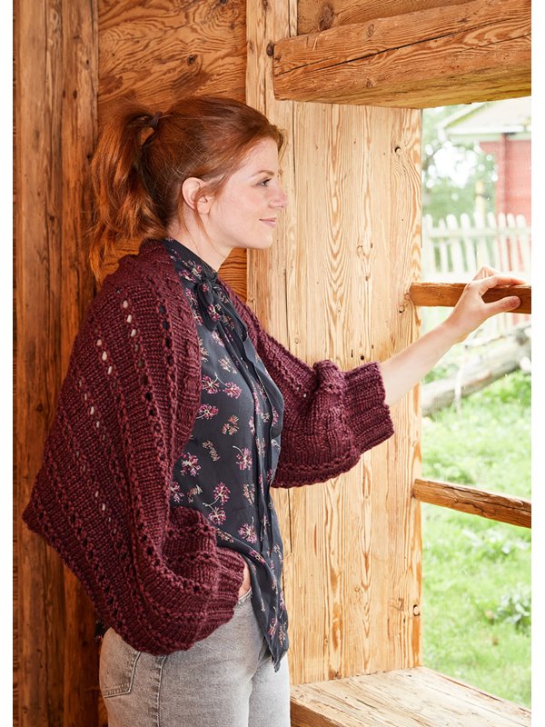 Lana Grossa ШАЛЬ - ПУЛОВЕР Landlust Winterwolle