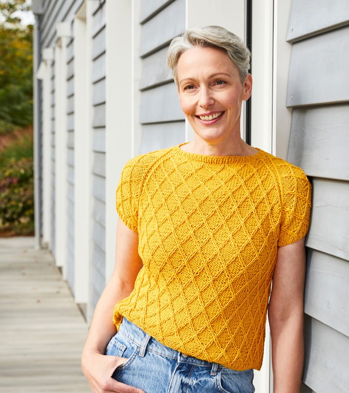 Lana Grossa ПУЛОВЕР Landlust Baumwolle