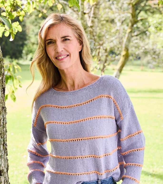 Lana Grossa SHIRT Landlust Sommerseide - Strikkeopskrift (NO)