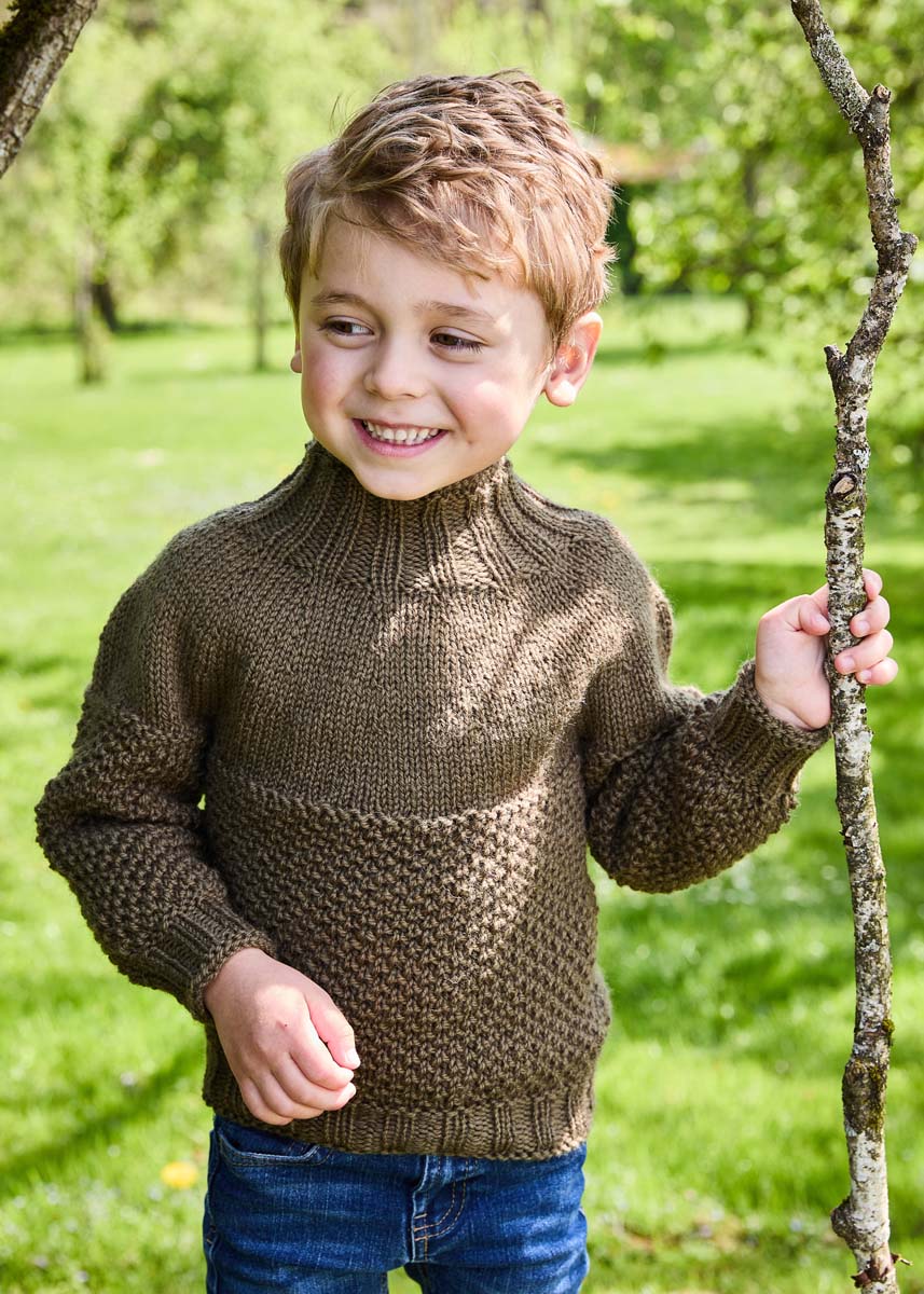 ДЕТСКИЙ ПУЛОВЕР Landlust Naturwolle от Lana Grossa