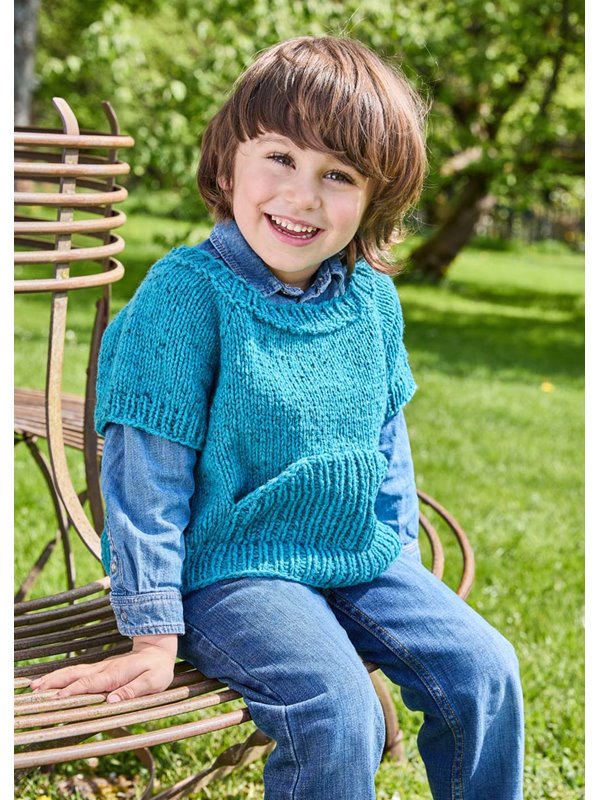 Lana Grossa ЖИЛЕТ Landlust Soft Tweed 90