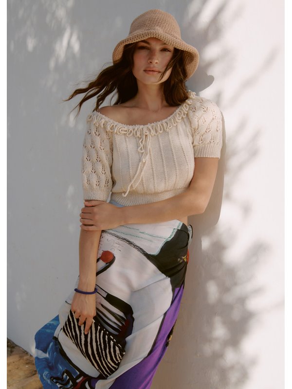 Lana Grossa ПУЛОВЕР Cotton Wool