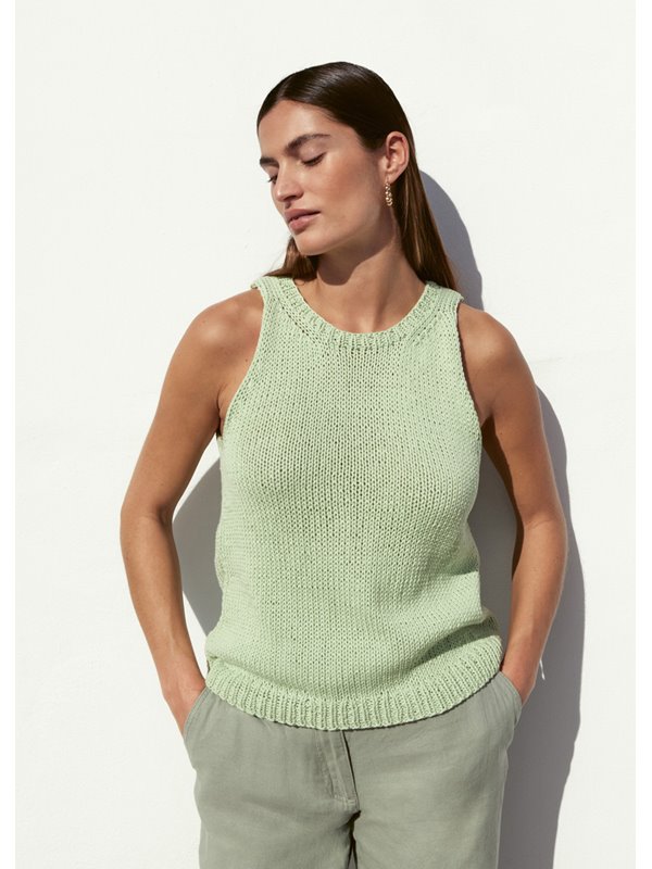 Lana Grossa МАЙКА А-ОБРАЗНОЙ ФОРМЫ Organico