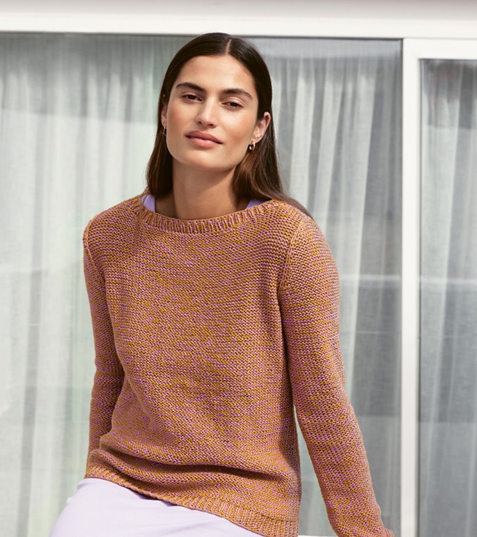 Lana Grossa PULLOVER Nastrino & Cotton Wool - Strikkeoppskrift (SE)