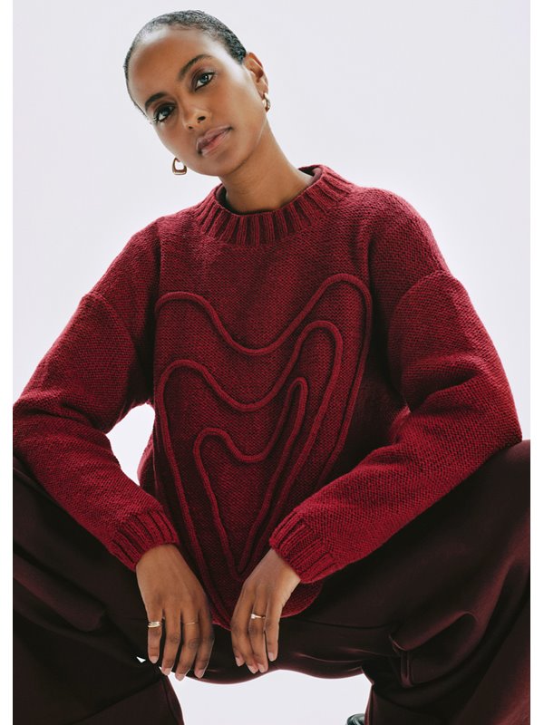 Lana Grossa ПУЛОВЕР Cool Merino