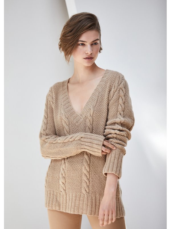 Lana Grossa ПУЛОВЕР Cashmere Puro