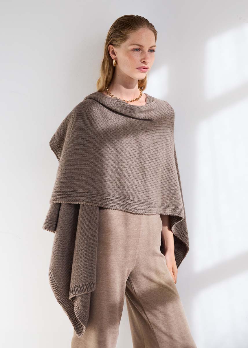 ПОНЧО Cashmere Kiss от Lana Grossa