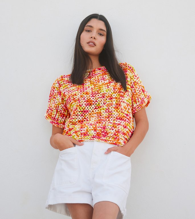 Lana Grossa PULLOVER Gelato - Strikkeopskrift (SE)