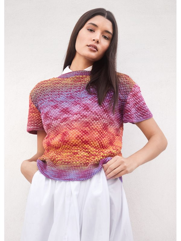 Lana Grossa ДЖЕМПЕР С КОРОТКИМИ РУКАВАМИ Gomitolo Baleno