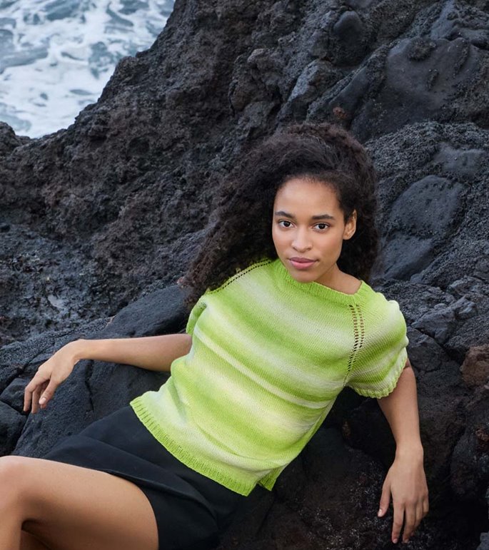 Lana Grossa ПУЛОВЕР Gomitolo Tono