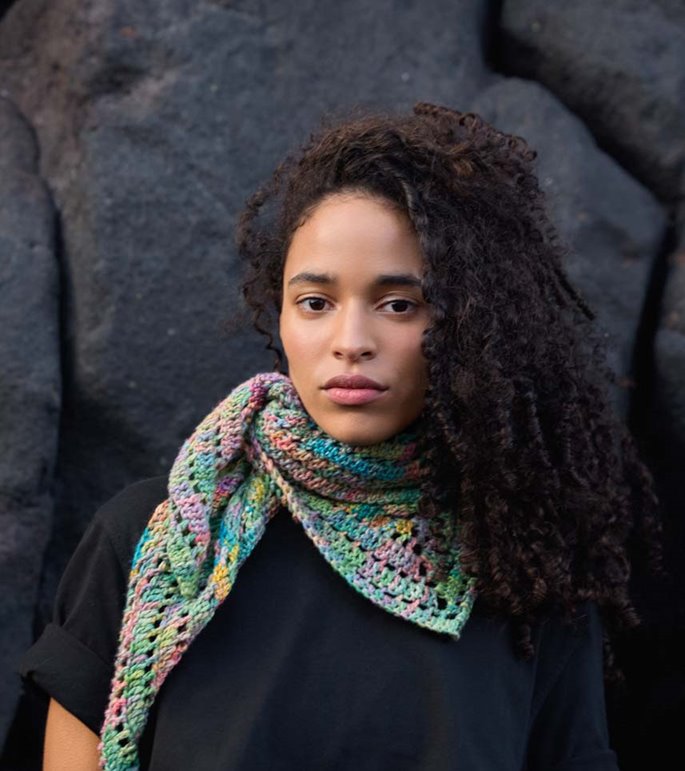 Lana Grossa ПЛАТОК Cotonella Multi