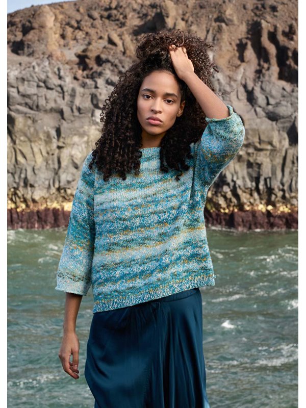 Lana Grossa ПУЛОВЕР Gomitolo Tono & Gomitolo Hippie