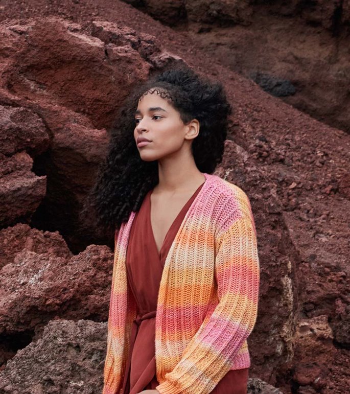 Lana Grossa JAKKE Gomitolo Mambo - Strikkeopskrift (NO)