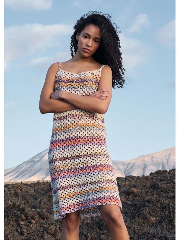 Lana Grossa ПЛАТЬЕ Gomitolo Hippie