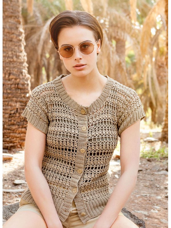 Lana Grossa КОФТА Solo Lino