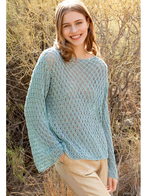 Lana Grossa ПУЛОВЕР Solo Lino