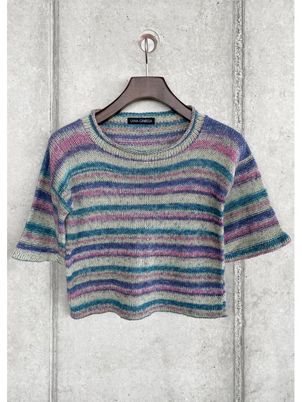 Lana Grossa ПУЛОВЕР Ecopuno Print