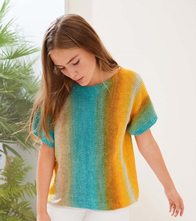 Lana Grossa T-SHIRT Cotonella - Stickmönster (SE)