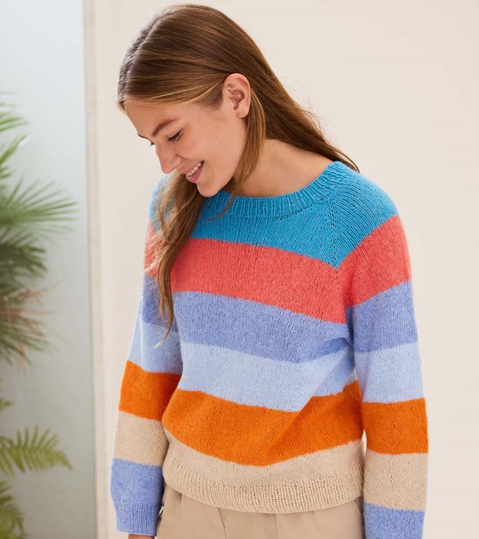 Lana Grossa PULLOVER Ecopuno - Stickmönster (NO)