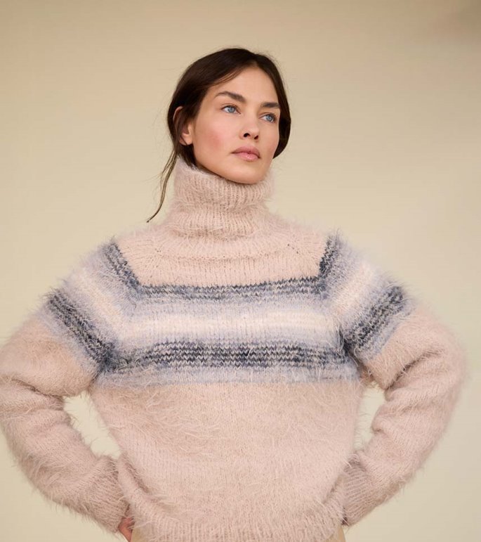 Lana Grossa ПУЛОВЕР Basta & Basta Mista