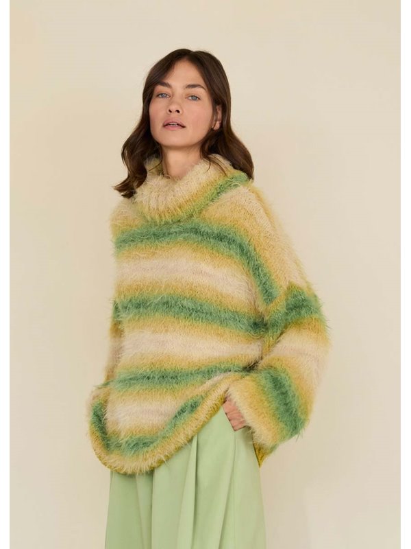 Lana Grossa ПУЛОВЕР Basta Mista & Cool Merino