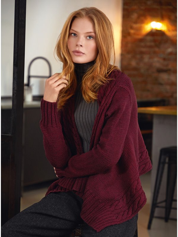 Lana Grossa КОФТА Cool Wool Big Melange