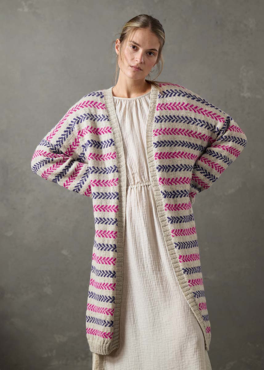 КАРДИГАН Natural Lama Fine от Lana Grossa