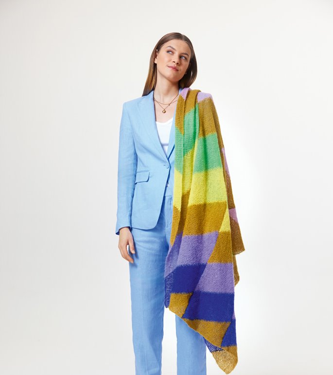 Lana Grossa PLAID Setasuri - Strikkeopskrift (SE)