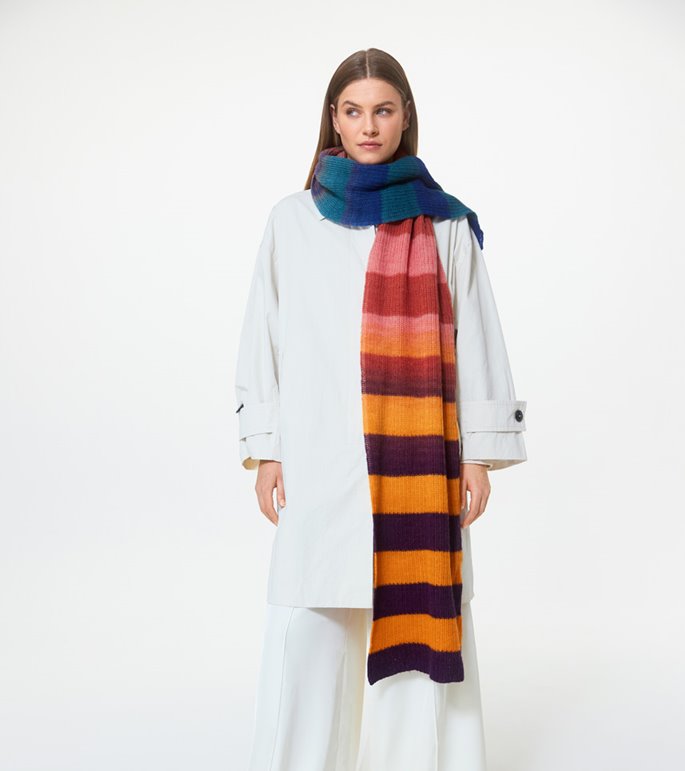 Lana Grossa SCHAL Merino Lace Aquarell