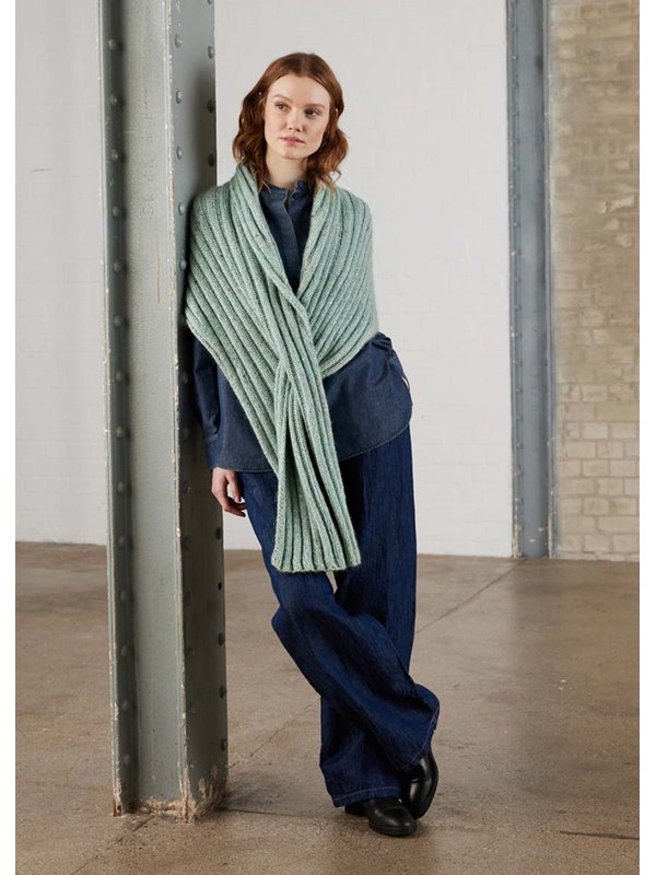 Lana Grossa ПЛАТОК Ecopuno, Brillino & Natural Superkid Tweed