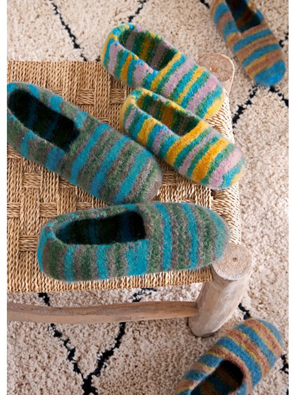 Lana Grossa ТАПОЧКИ Feltro Print