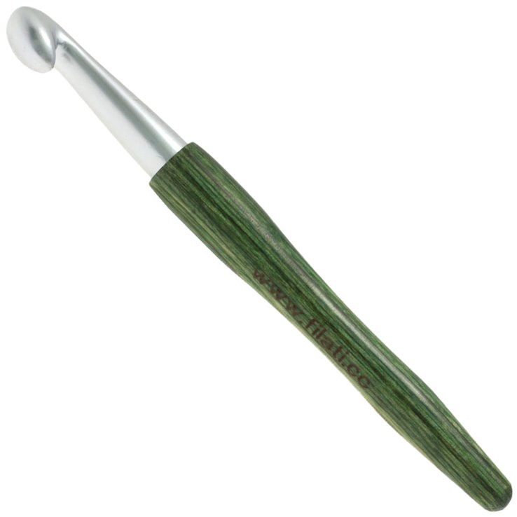 Lana Grossa Крючок из алюминия с деревянной ручкой Signal №12