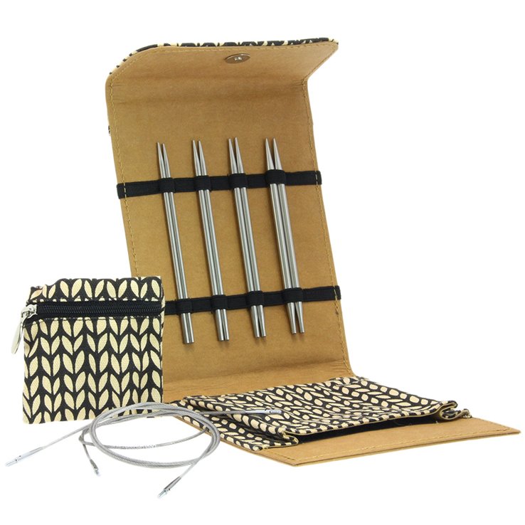 Lana Grossa Набор спиц из нержавеющей стали (коричневый)