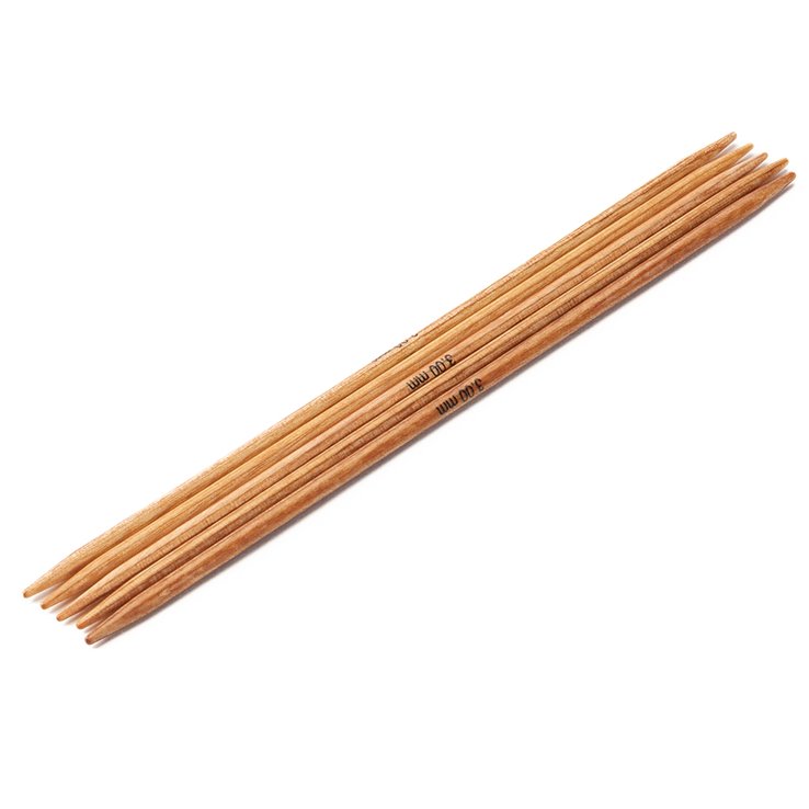 Lana Grossa Носочные спицы из боковое дерево (Tanja Steinbach Edition), размер 3,0/15 cm