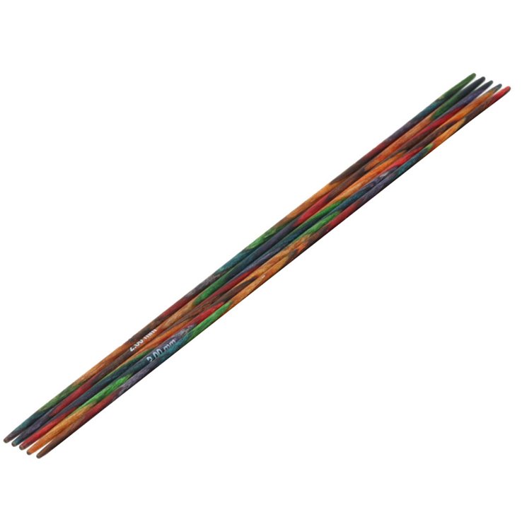 Lana Grossa Чулочные спицы Design-Holz Multicolor 2,0/15 см