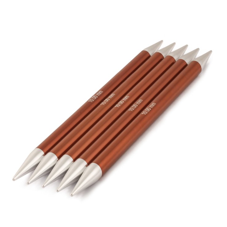 Lana Grossa Набор чулочных спиц, алюминий Rainbow № 10,0/20см